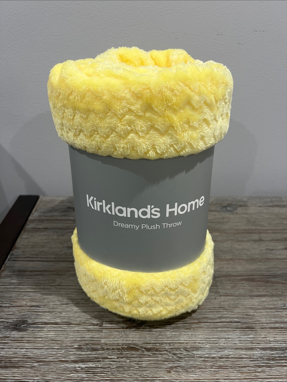 Kirkland's Home Dreamy Plush Throw - Bright Yellow